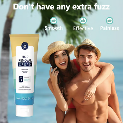 🔥 Begrenzter Verkauf - Kaufen Sie 2 und erhalten Sie 1 gratis! 🎁 Schmerzfreie Ganzkörper-Haarentfernungscreme 💧✨
