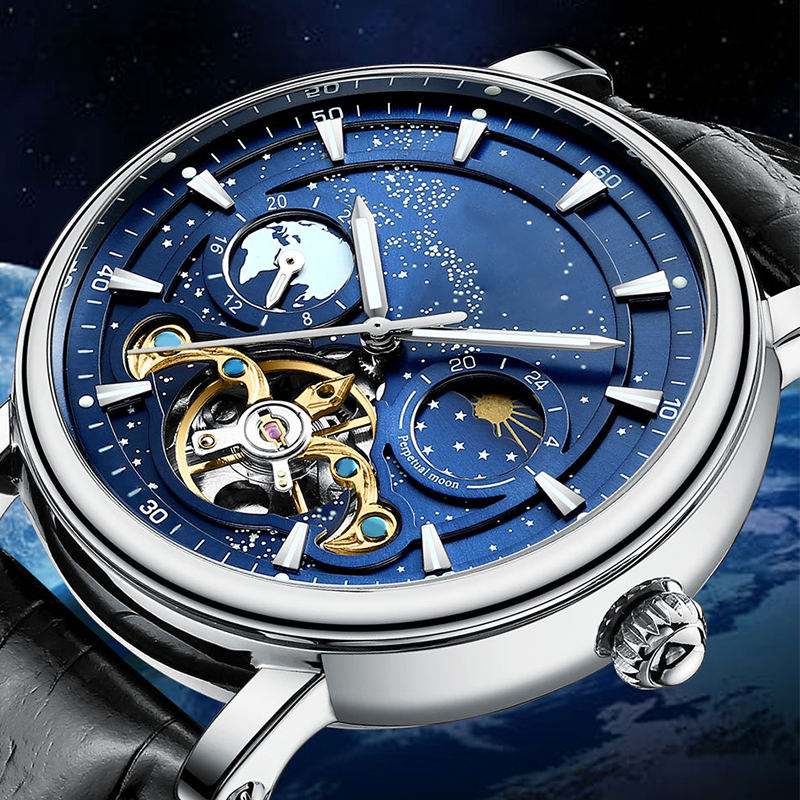 💎Men's Luxury Automatic Luminous Starry Sky Watch⌚