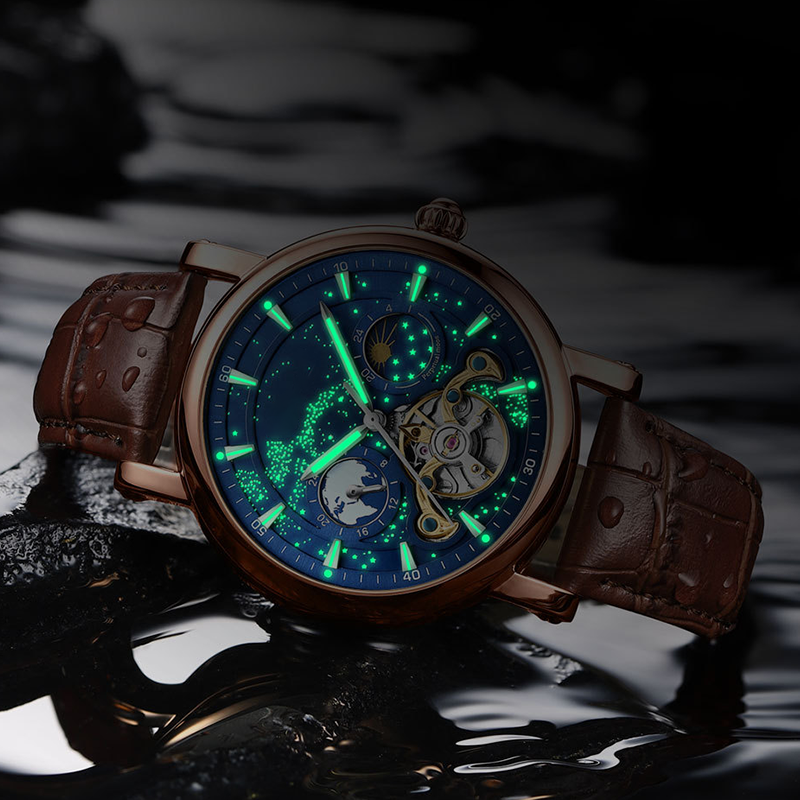 💎Men's Luxury Automatic Luminous Starry Sky Watch⌚
