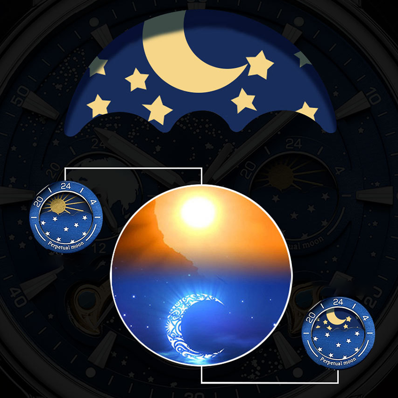 💎Men's Luxury Automatic Luminous Starry Sky Watch⌚