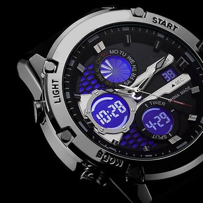 Multifunktionelle wasserdichte Herrenuhr mit Leuchtmasse