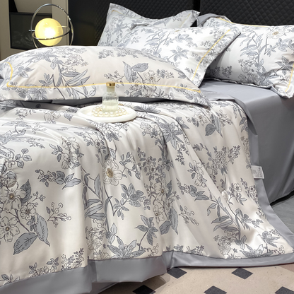 🔥Sommerlimitiertes Angebot 57% Rabatt🌸Kühlendes atmungsaktives Blumenbettlaken (4-teiliges Set)