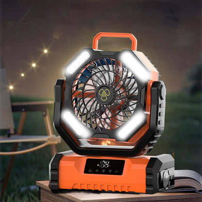 🔥Hot Sale 50% OFF🎁Tragbarer oszillierender Ventilator mit Fernbedienung