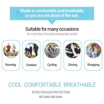 Ice-Feel Breathable Stretch Sun Sleeves