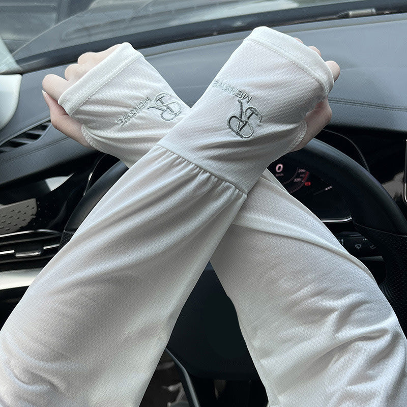Ice-Feel Breathable Stretch Sun Sleeves