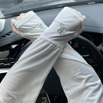 Ice-Feel Breathable Stretch Sun Sleeves