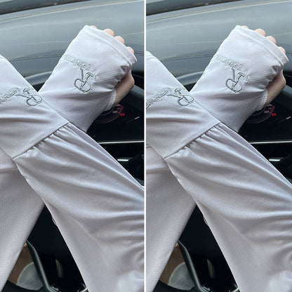 Ice-Feel Breathable Stretch Sun Sleeves