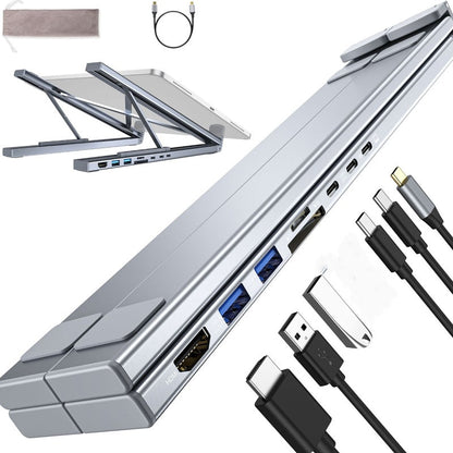 🖥️Neu eingetroffen – Sonderangebot – 15 % Rabatt!⚡USB-C-Dockingstation und Laptop-Ständer mit 4K-HDMI