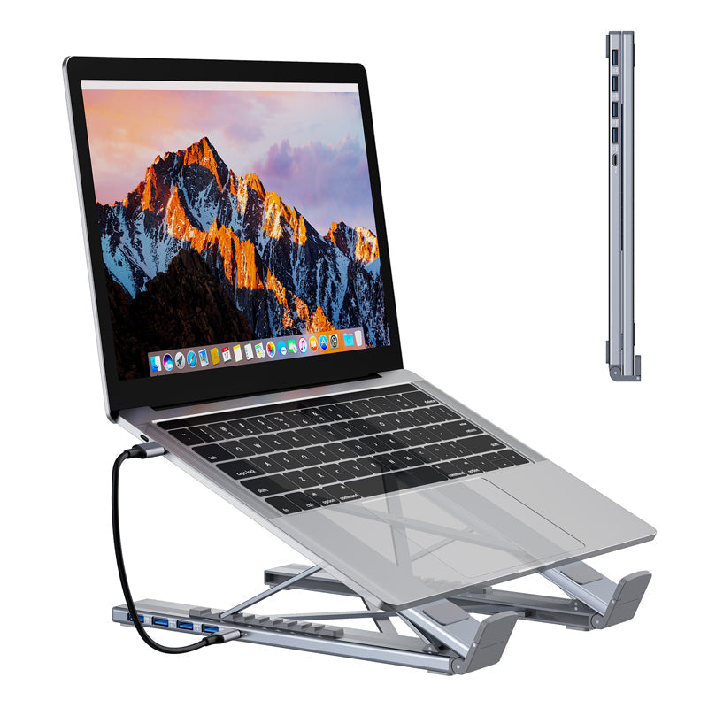 🖥️Neu eingetroffen – Sonderangebot – 15 % Rabatt!⚡USB-C-Dockingstation und Laptop-Ständer mit 4K-HDMI