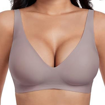 🍃Summer Hot Sale 55% OFF⏰Deep V Plunge Push-up Wirefree Seamless Jelly Bra