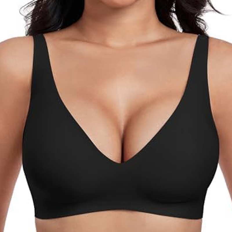 🍃Summer Hot Sale 55% OFF⏰Deep V Plunge Push-up Wirefree Seamless Jelly Bra