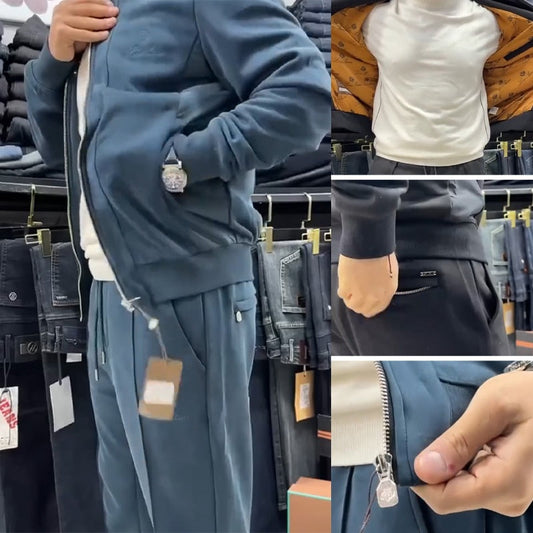 🎉 Heißer Verkauf 50 % Rabatt ✈️ -🍁 Zweiteiliges Set aus Freizeitjacke und Hose für Herren🔥 Kostenlose Lieferung