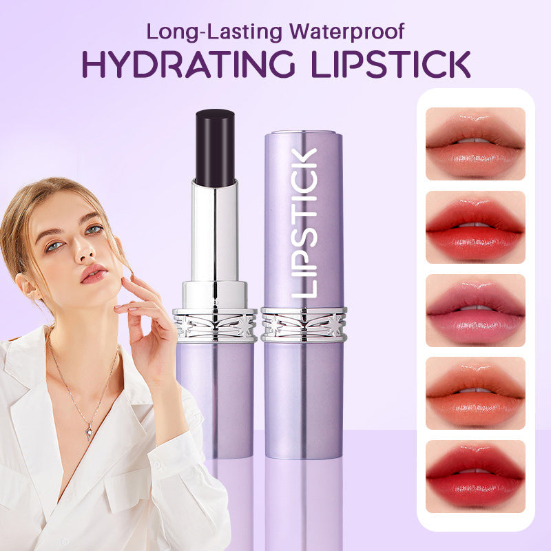 Langanhaltender, wasserfester, pflegender Lippenstift