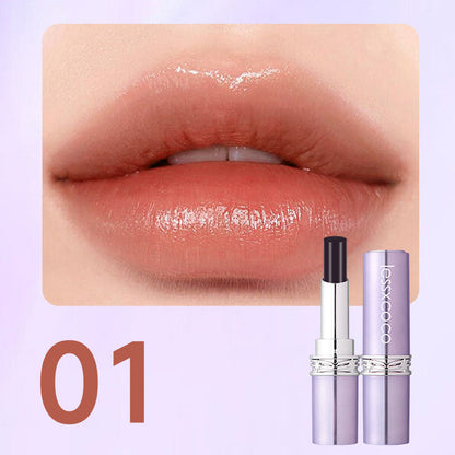 Langanhaltender, wasserfester, pflegender Lippenstift
