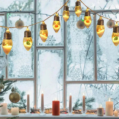 🎁🎄Frühweihnachtsverkauf 50 % Rabatt🎅 Weihnachts-Vintage-Dekor-Lichterketten für Weihnachten🎄