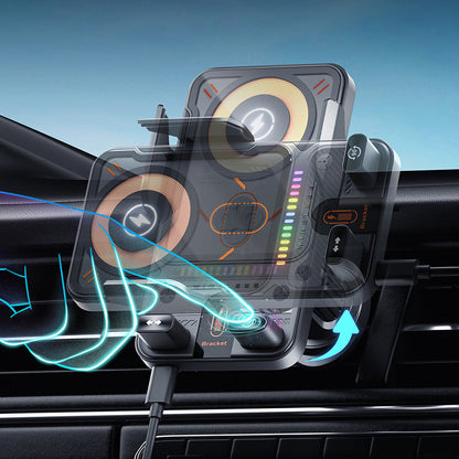 🔥HEISSER VERKAUF 56% RABATT🎁⚡Über 50.000 verkauft! 📱Intelligente 2-in-1 Auto-Drehbare Handyhalterung & Kabelloses Ladegerät⚡