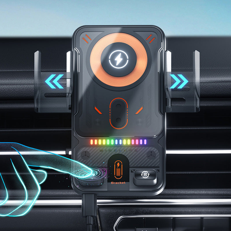 🔥HEISSER VERKAUF 56% RABATT🎁⚡Über 50.000 verkauft! 📱Intelligente 2-in-1 Auto-Drehbare Handyhalterung & Kabelloses Ladegerät⚡
