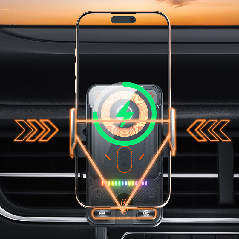 🔥HEISSER VERKAUF 56% RABATT🎁⚡Über 50.000 verkauft! 📱Intelligente 2-in-1 Auto-Drehbare Handyhalterung & Kabelloses Ladegerät⚡