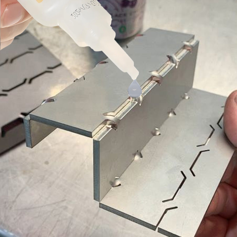 🏠55 % Rabatt🔥Schnelltrocknender Mehrzweck-Schweißkleber – Hochfeste Verbindung für Metall/Kunststoff/Holz🛠️✨