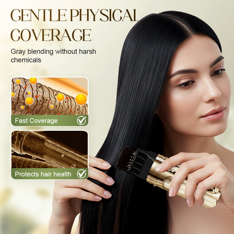 💇‍♀️ KAUFE 2, ERHALTE 1 GRATIS! ✨ 2-in-1 Haarfärbekamm – Sofortige Grauabdeckung, Sanfte Formel & Wasserdicht 🎨📦