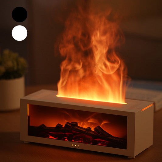 🔥 60 % RABATT – LETZTER TAG! 💦 Luftbefeuchter mit Kaminfeuer-Effekt – 7 LED-Farben und Fernbedienung, beruhigende Atmosphäre für Zuhause/Büro 🌙📦