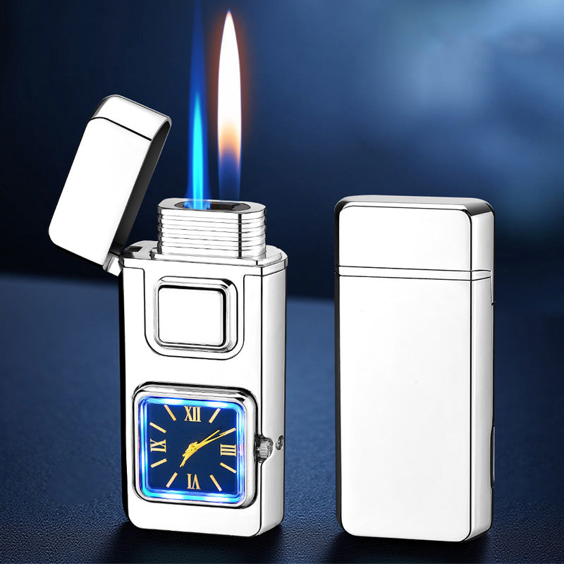 🕒 Zeitlich begrenzter Flash-Sale: 50 % Rabatt! ✨ Multifunktionales Feuerzeug mit integrierter Uhr – elegant und tragbar 🔥⌚