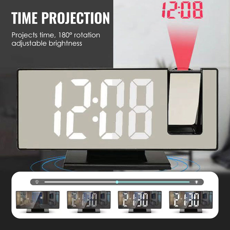 ❤️Ein unkonventioneller Wecker⏰🔥LED-Spiegelprojektions-Wecker