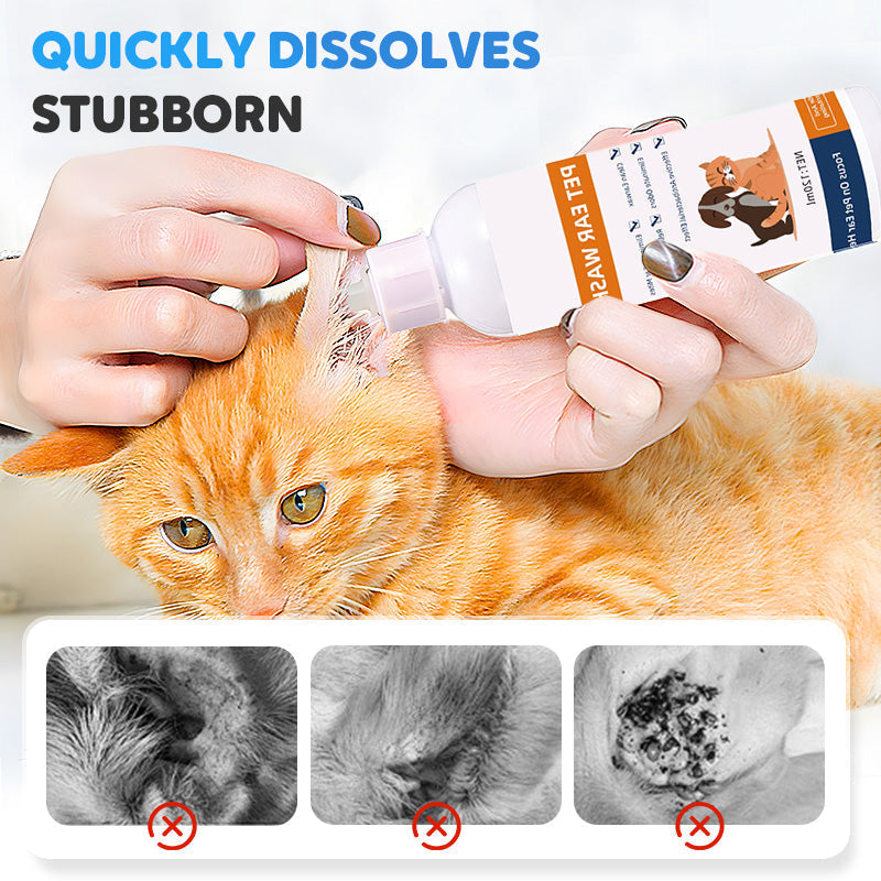 🐾 2 KAUFEN, 1 GRATIS! ✨ Ohrenreiniger für Haustiere – Sanfte Formel mit beruhigender Aloe für Hunde und Katzen, beugt Infektionen und Gerüchen vor 🌿👂