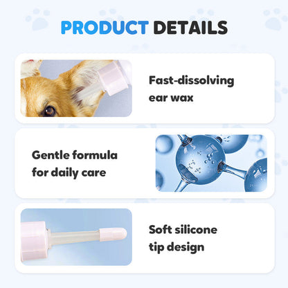 🐾 2 KAUFEN, 1 GRATIS! ✨ Ohrenreiniger für Haustiere – Sanfte Formel mit beruhigender Aloe für Hunde und Katzen, beugt Infektionen und Gerüchen vor 🌿👂
