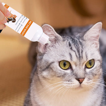 🐾 2 KAUFEN, 1 GRATIS! ✨ Ohrenreiniger für Haustiere – Sanfte Formel mit beruhigender Aloe für Hunde und Katzen, beugt Infektionen und Gerüchen vor 🌿👂