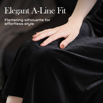 Women’s Elegant Elastic Waist Thermal Skirt