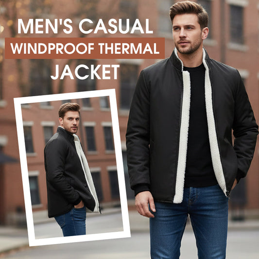Men's Casual Windproof Thermal Jacket