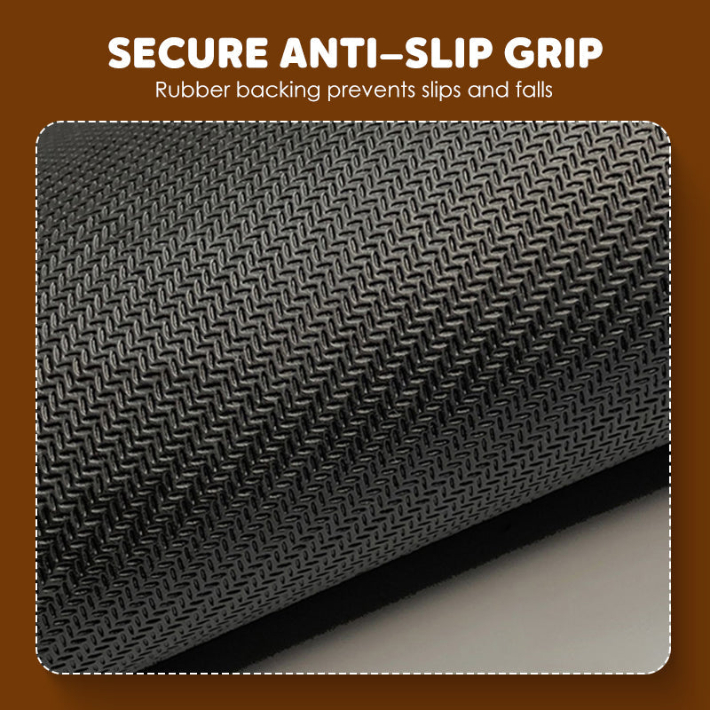 🌲Weihnachtsdeal: 3D-Floral-Garn Bodenmatte - Saugstark & Rutschfest