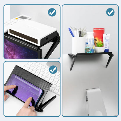 🔥Black-Friday-Mega-Angebot – 50 % Rabatt!🔥Verstellbare TV-Ablage – kein Bohren erforderlich