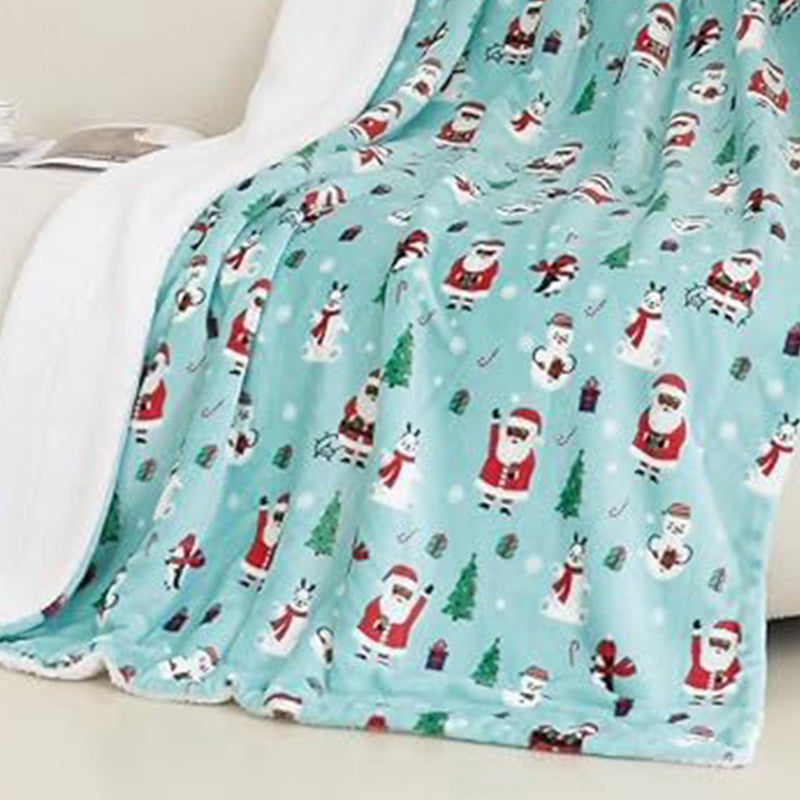 Cozy Christmas Throw Blanket