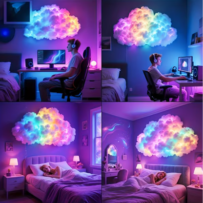 💖Black Friday Super Sale⏳——50 % RABATT!💖 DIY-LED-Lichtset „Gewitterwolke“, USB-betrieben
