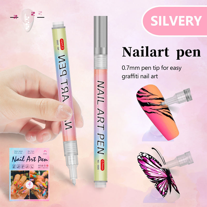 🎁Weihnachtsgeschenk🎄12-farbiger Profi-Nagellackstift-Set