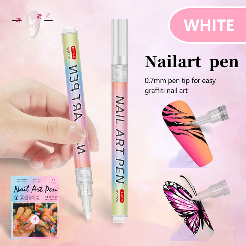 🎁Weihnachtsgeschenk🎄12-farbiger Profi-Nagellackstift-Set