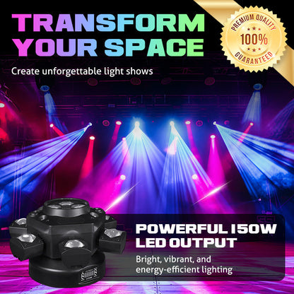 🌈 60% RABATT! ✨ Mehrstrahl-LED-Ambientebeleuchtung – 🌌16 Farben, Fernbedienung & Einfache Montage