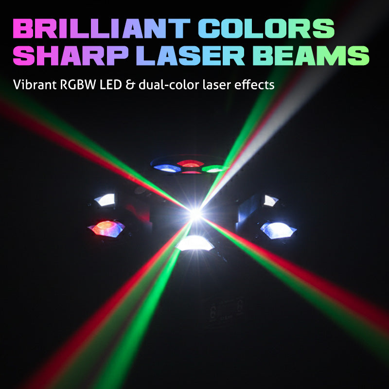 🌈 60% RABATT! ✨ Mehrstrahl-LED-Ambientebeleuchtung – 🌌16 Farben, Fernbedienung & Einfache Montage