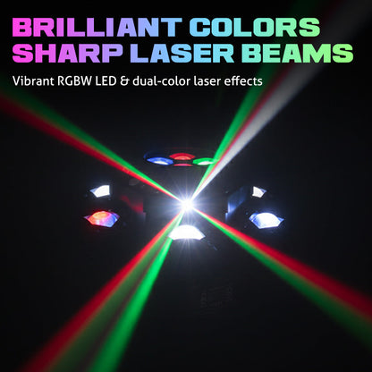 🌈 60% RABATT! ✨ Mehrstrahl-LED-Ambientebeleuchtung – 🌌16 Farben, Fernbedienung & Einfache Montage