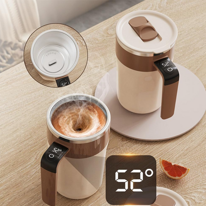 🔥50 % Rabatt☕ Intelligente Magnetrühr- & Kühlbecher – Perfekte Getränke-Konsistenz & Temperatur jederzeit!