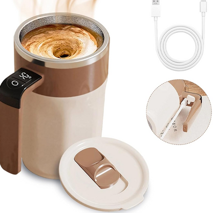 🔥50 % Rabatt☕ Intelligente Magnetrühr- & Kühlbecher – Perfekte Getränke-Konsistenz & Temperatur jederzeit!
