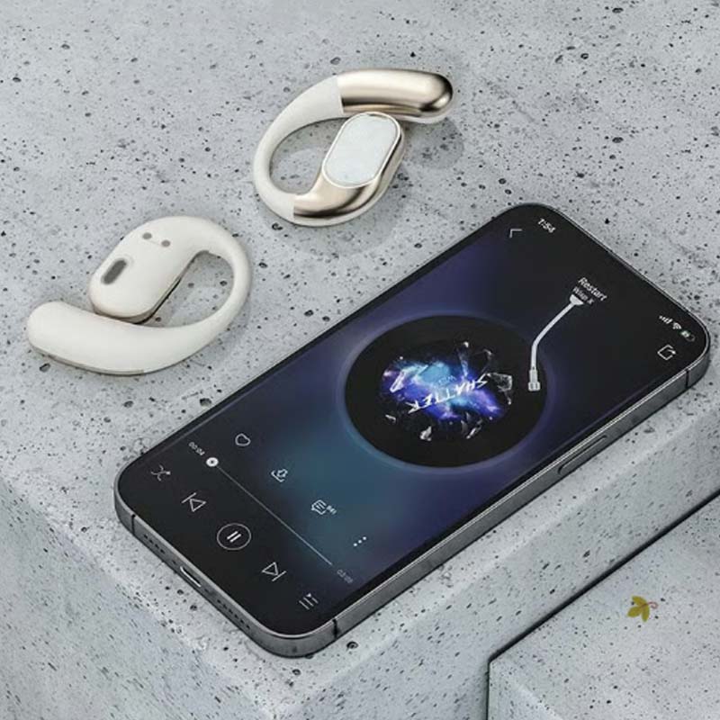 🎧 JETZT 50 % RABATT! ⚡ Kabellose Open-Ear-Kopfhörer – Leicht, klarer Klang und sicher für den Einsatz im Freien 🏃‍♂️✨