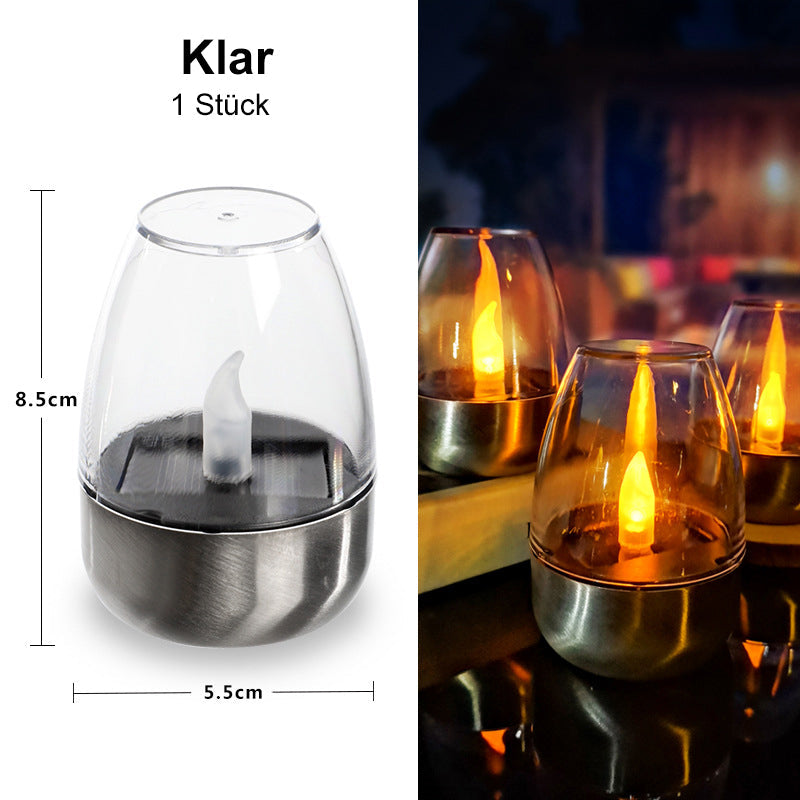 🥳Der Verkaufsschlager des Jahres 2026🥳💞Über 50.000 verkaufte Exemplare!💥🕯️✨ 50 % Rabatt! Solar-Teelicht mit flackerndem Flammeneffekt – realistische Flamme, der perfekte Begleiter für den Abend.✅🌙
