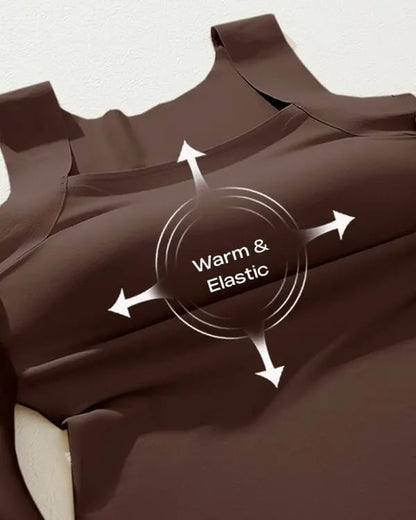 👚 55% RABATT! 🔥 Damen Thermo-Tanktop mit U-Ausschnitt – Integrierter BH, Nahtlos & Perfekt zum Unterziehen 🏃‍♀️