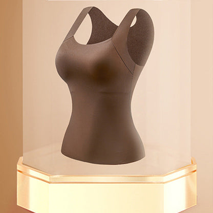 👚 55% RABATT! 🔥 Damen Thermo-Tanktop mit U-Ausschnitt – Integrierter BH, Nahtlos & Perfekt zum Unterziehen 🏃‍♀️