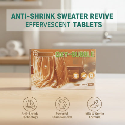 🧶 JETZT 56 % RABATT! ⚗️ Sweater Revive Tabletten – Anti-Einlaufen, macht Pullover weich und farbecht 🧺