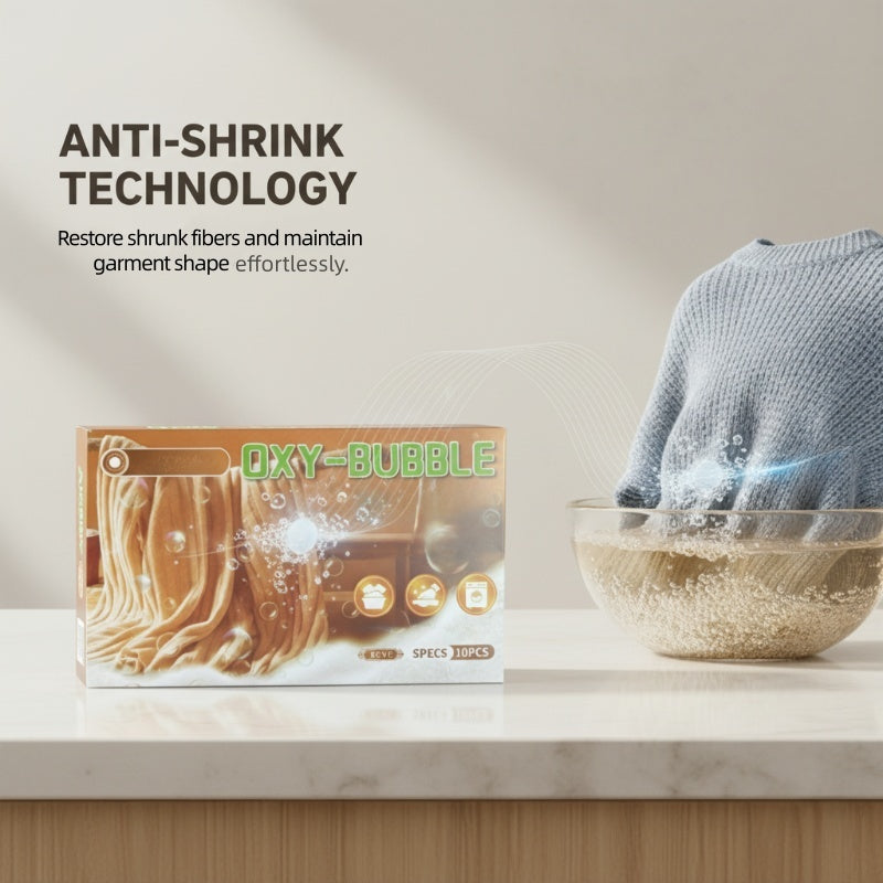 🧶 JETZT 56 % RABATT! ⚗️ Sweater Revive Tabletten – Anti-Einlaufen, macht Pullover weich und farbecht 🧺