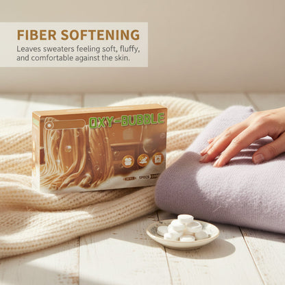 🧶 JETZT 56 % RABATT! ⚗️ Sweater Revive Tabletten – Anti-Einlaufen, macht Pullover weich und farbecht 🧺